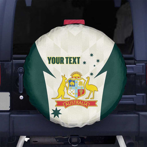 Australia Cricket Custom Spare Tire Cover Go Aussie Test Dynamic White - Aussie Hoodie