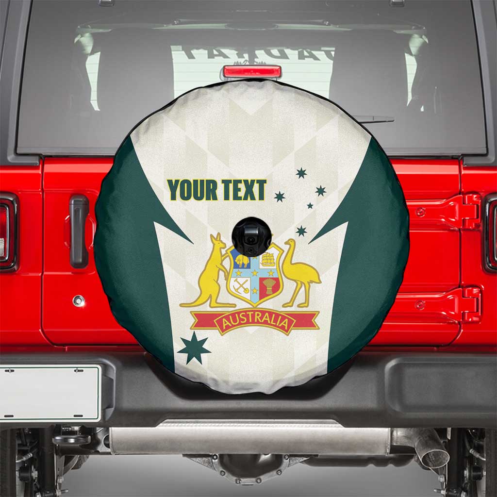 Australia Cricket Custom Spare Tire Cover Go Aussie Test Dynamic White - Aussie Hoodie