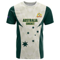 Australia Cricket Custom T Shirt Go Aussie Test Dynamic White - Aussie Hoodie