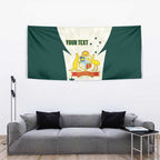 Australia Cricket Custom Tapestry Go Aussie Test Dynamic White - Aussie Hoodie