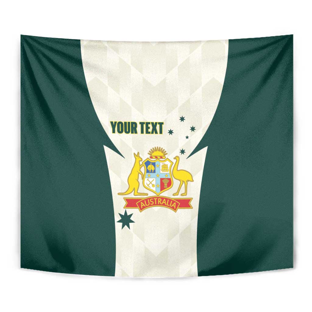 Australia Cricket Custom Tapestry Go Aussie Test Dynamic White - Aussie Hoodie