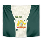 Australia Cricket Custom Tapestry Go Aussie Test Dynamic White - Aussie Hoodie