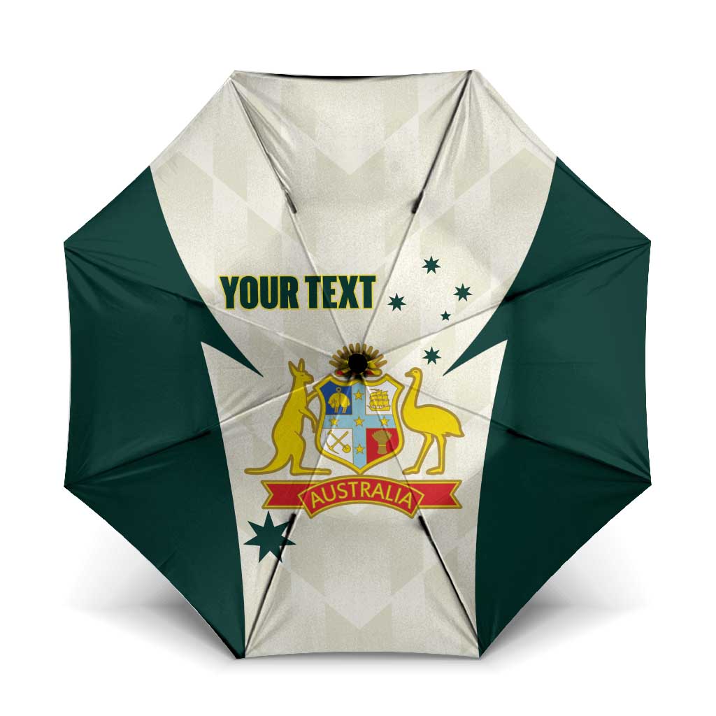 Australia Cricket Custom Umbrella Go Aussie Test Dynamic White - Aussie Hoodie