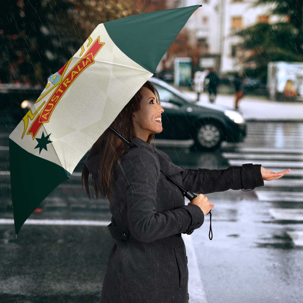 Australia Cricket Custom Umbrella Go Aussie Test Dynamic White - Aussie Hoodie
