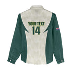 Australia Cricket Custom Women Casual Shirt Go Aussie Test Dynamic White - Aussie Hoodie