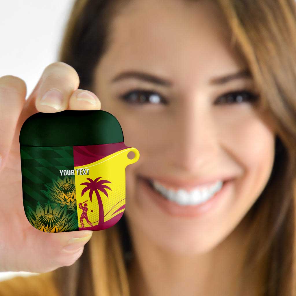 South Africa West Indies Cricket Custom AirPods Case Proteas Windies Together - Aussie Hoodie