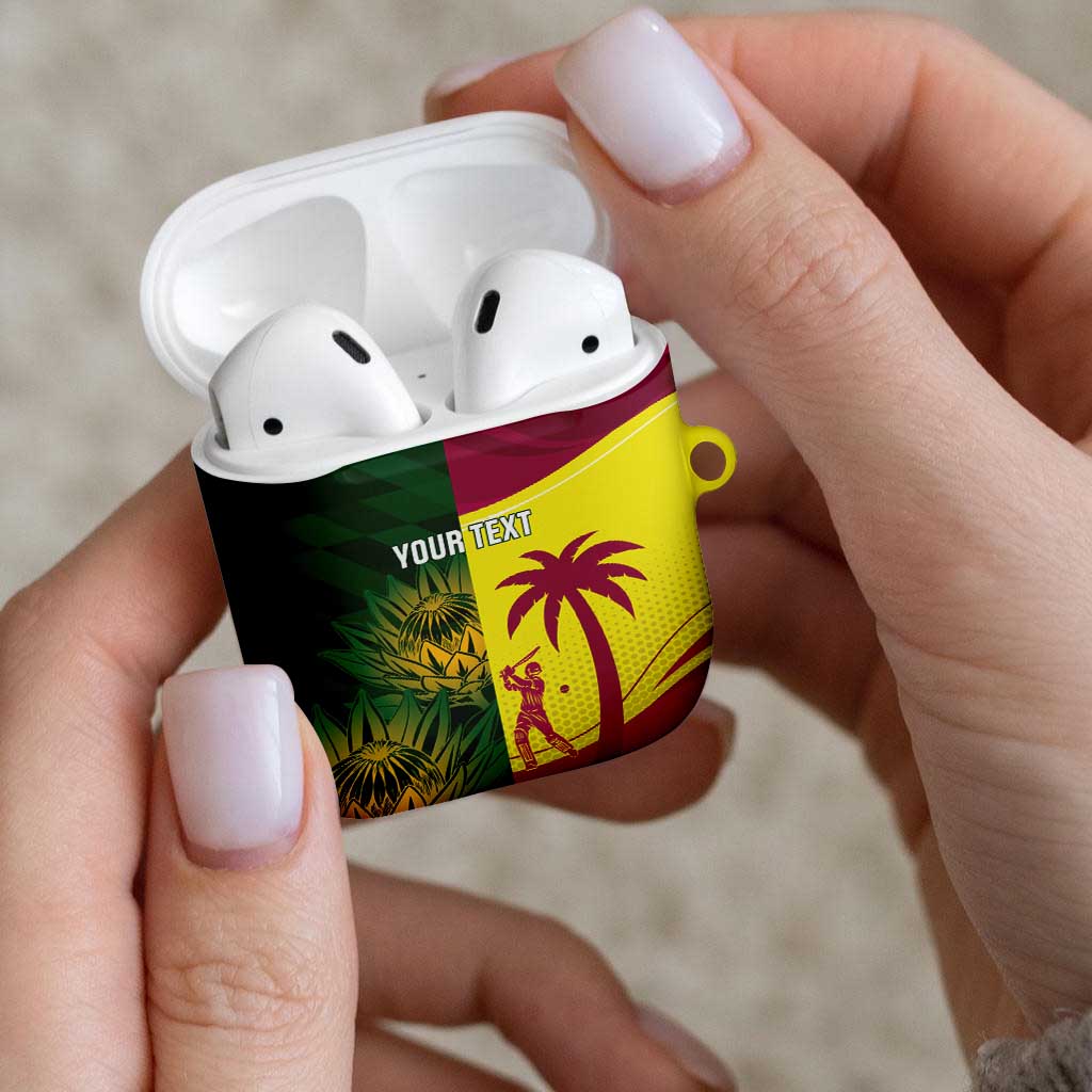 South Africa West Indies Cricket Custom AirPods Case Proteas Windies Together - Aussie Hoodie