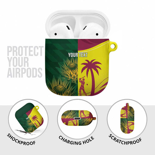 South Africa West Indies Cricket Custom AirPods Case Proteas Windies Together - Aussie Hoodie