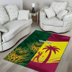 South Africa West Indies Cricket Custom Area Rug Proteas Windies Together - Aussie Hoodie