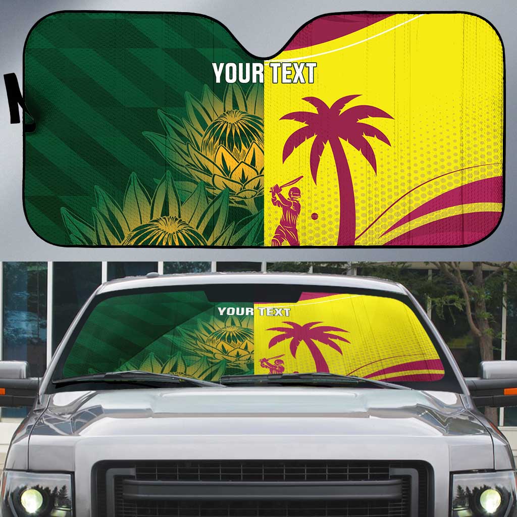 South Africa West Indies Cricket Custom Auto Sun Shade Proteas Windies Together - Aussie Hoodie