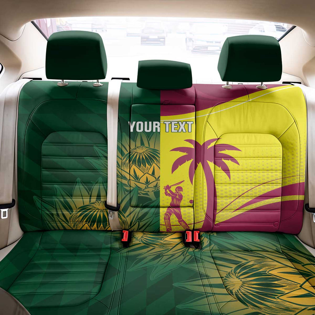 South Africa West Indies Cricket Custom Back Car Seat Cover Proteas Windies Together - Aussie Hoodie
