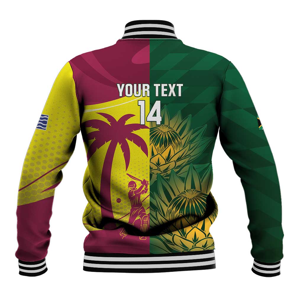 South Africa West Indies Cricket Custom Baseball Jacket Proteas Windies Together - Aussie Hoodie