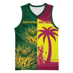 South Africa West Indies Cricket Custom Basketball Jersey Proteas Windies Together - Aussie Hoodie