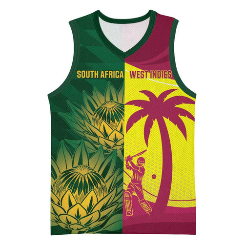 South Africa West Indies Cricket Custom Basketball Jersey Proteas Windies Together - Aussie Hoodie