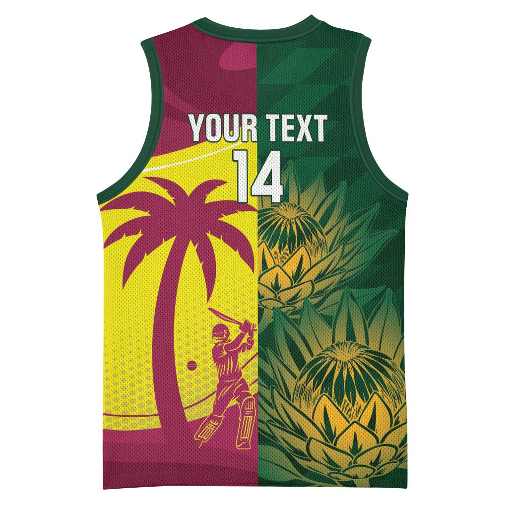 South Africa West Indies Cricket Custom Basketball Jersey Proteas Windies Together - Aussie Hoodie
