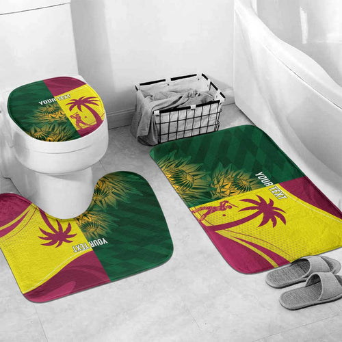 South Africa West Indies Cricket Custom Bathroom Set Proteas Windies Together - Aussie Hoodie