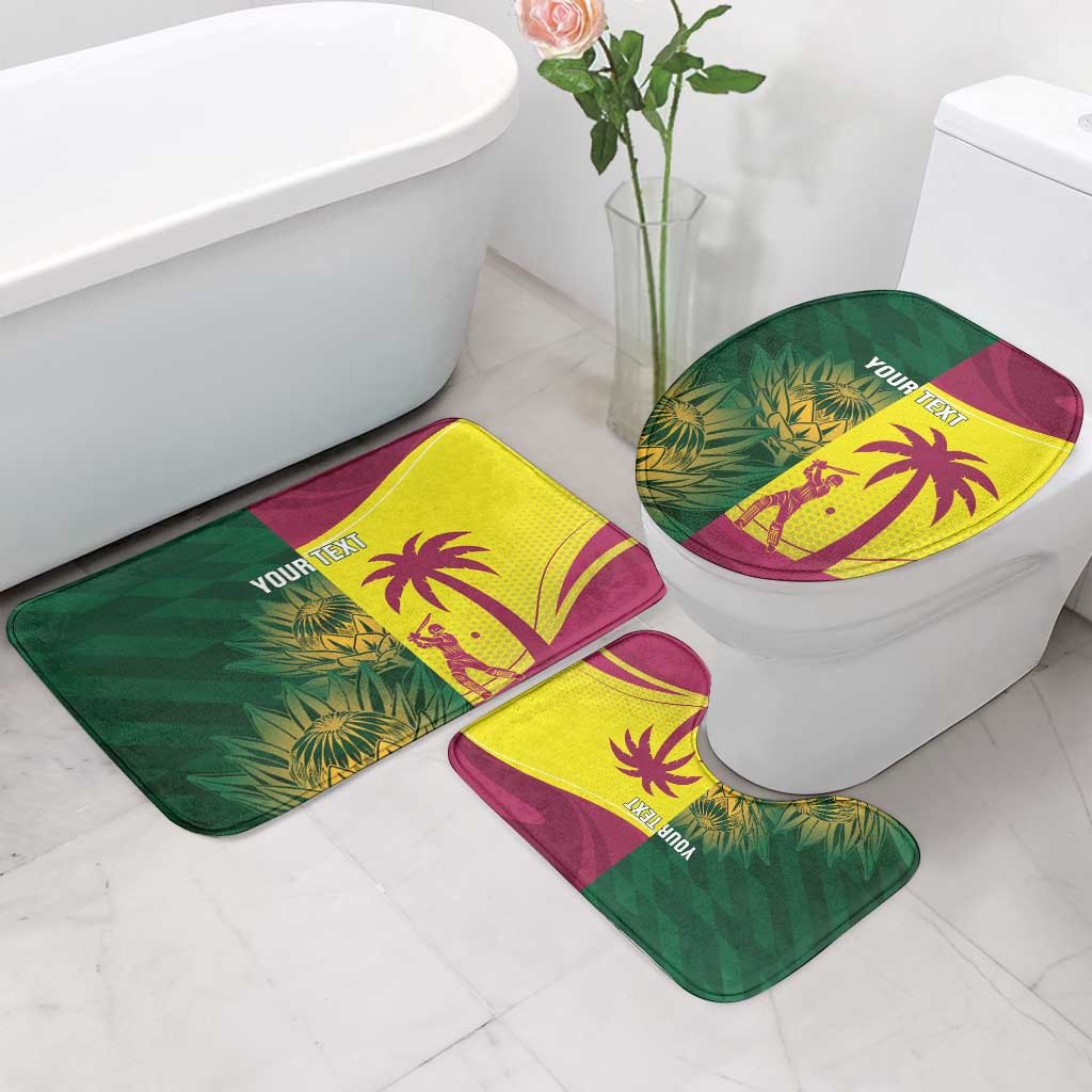 South Africa West Indies Cricket Custom Bathroom Set Proteas Windies Together - Aussie Hoodie