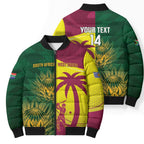 South Africa West Indies Cricket Custom Bomber Puffer Jacket Proteas Windies Together - Aussie Hoodie