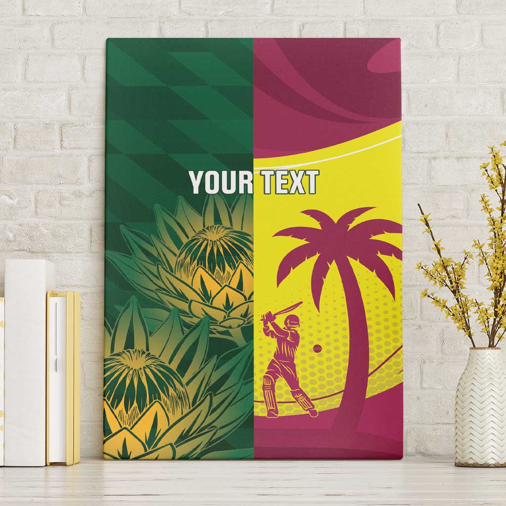 South Africa West Indies Cricket Custom Canvas Wall Art Proteas Windies Together - Aussie Hoodie