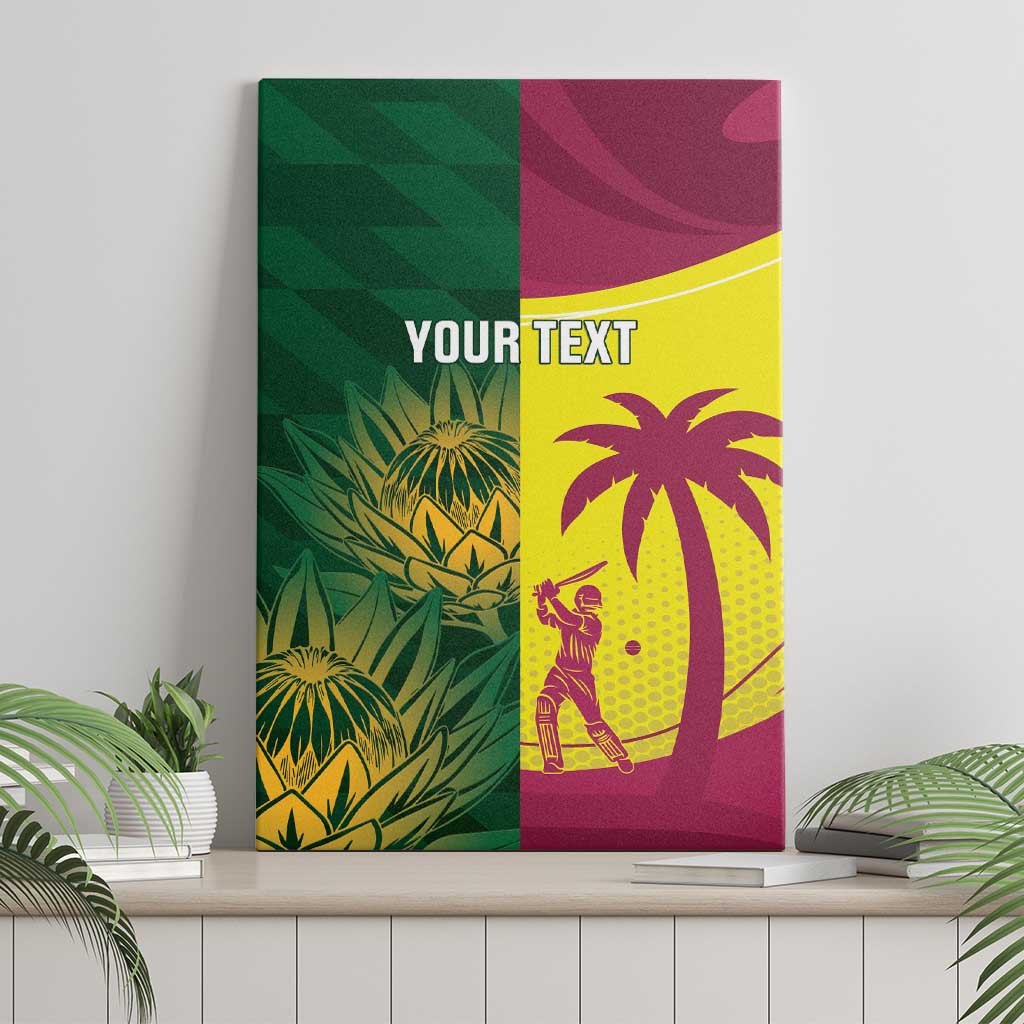 South Africa West Indies Cricket Custom Canvas Wall Art Proteas Windies Together - Aussie Hoodie