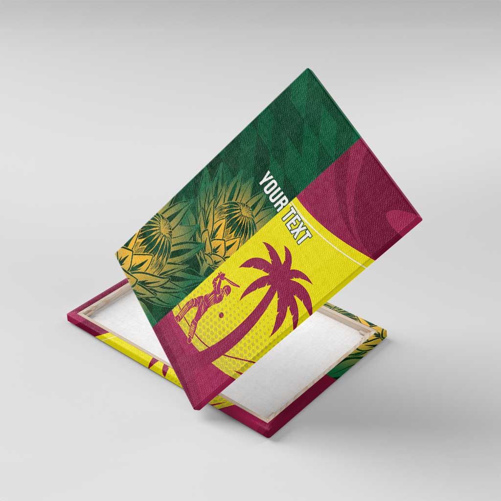 South Africa West Indies Cricket Custom Canvas Wall Art Proteas Windies Together - Aussie Hoodie