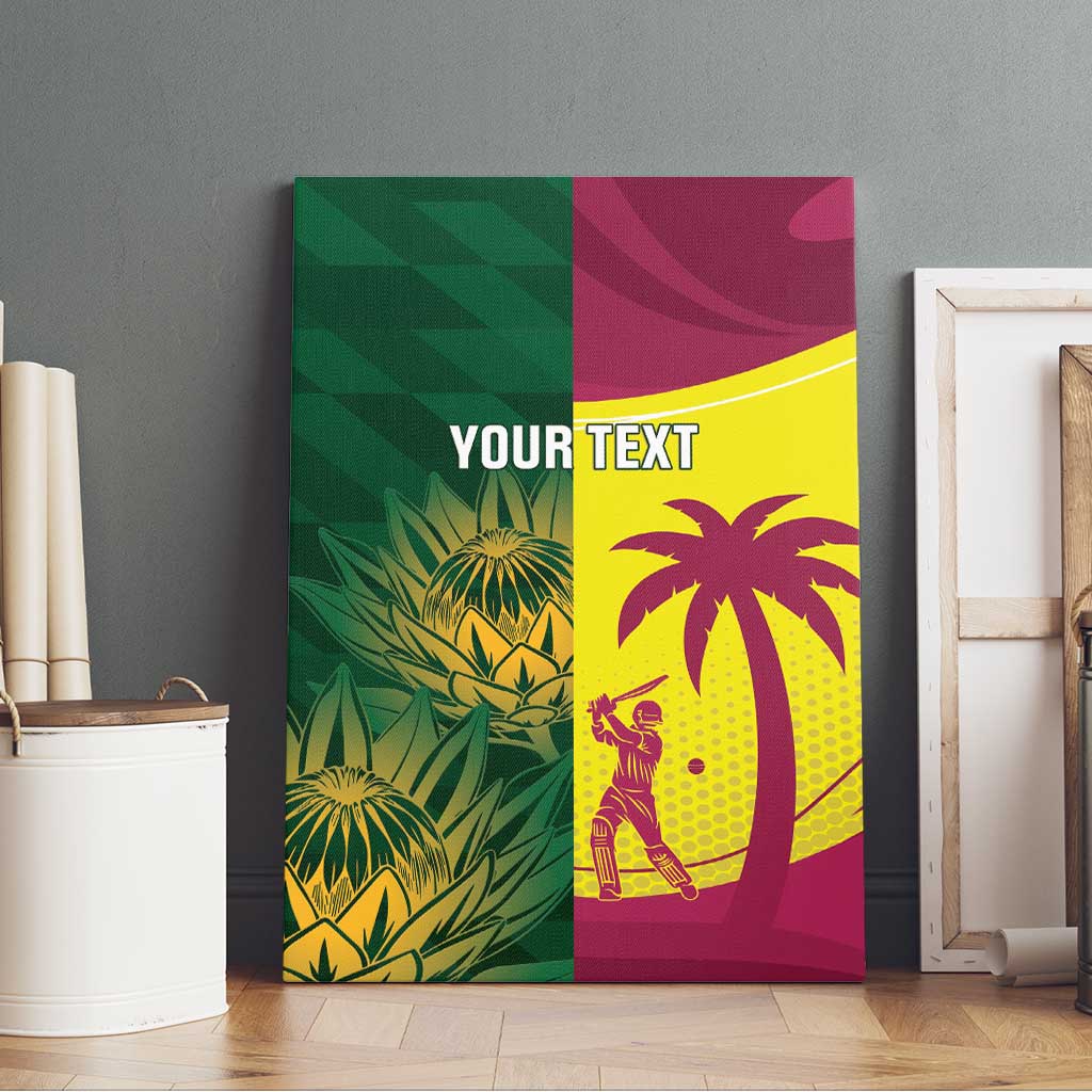 South Africa West Indies Cricket Custom Canvas Wall Art Proteas Windies Together - Aussie Hoodie