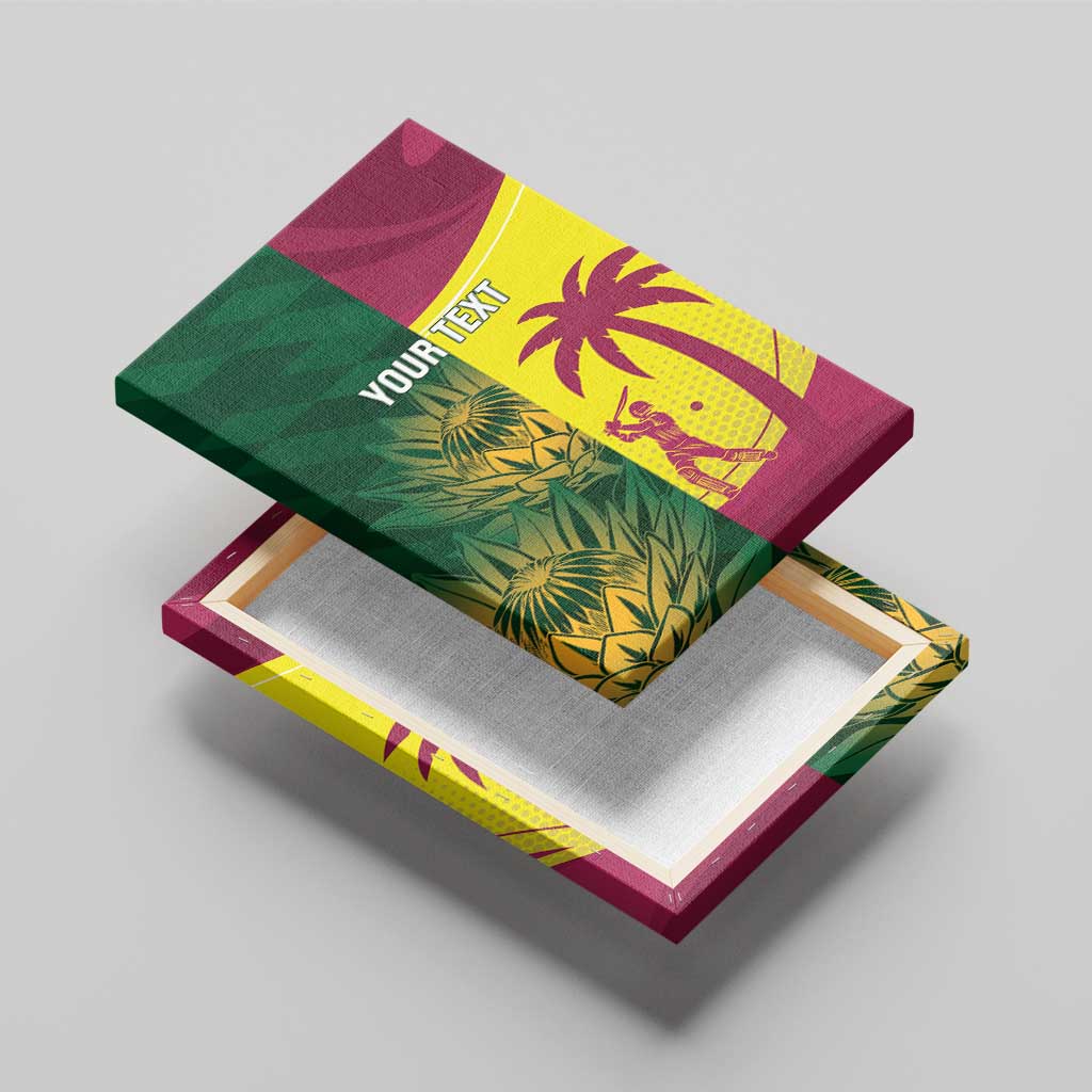 South Africa West Indies Cricket Custom Canvas Wall Art Proteas Windies Together - Aussie Hoodie