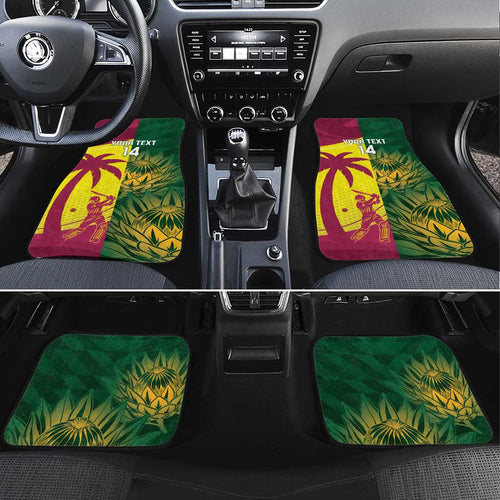 South Africa West Indies Cricket Custom Car Mats Proteas Windies Together - Aussie Hoodie