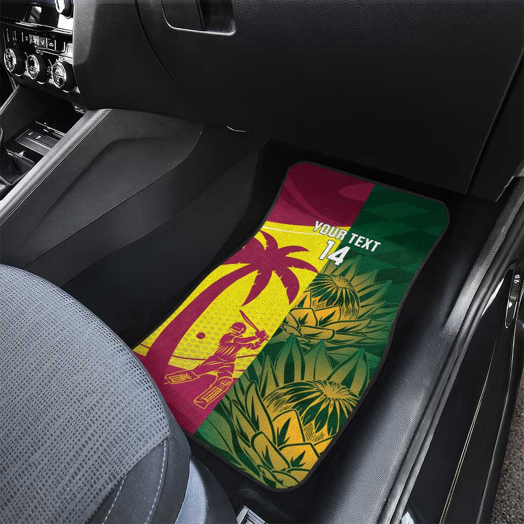 South Africa West Indies Cricket Custom Car Mats Proteas Windies Together - Aussie Hoodie