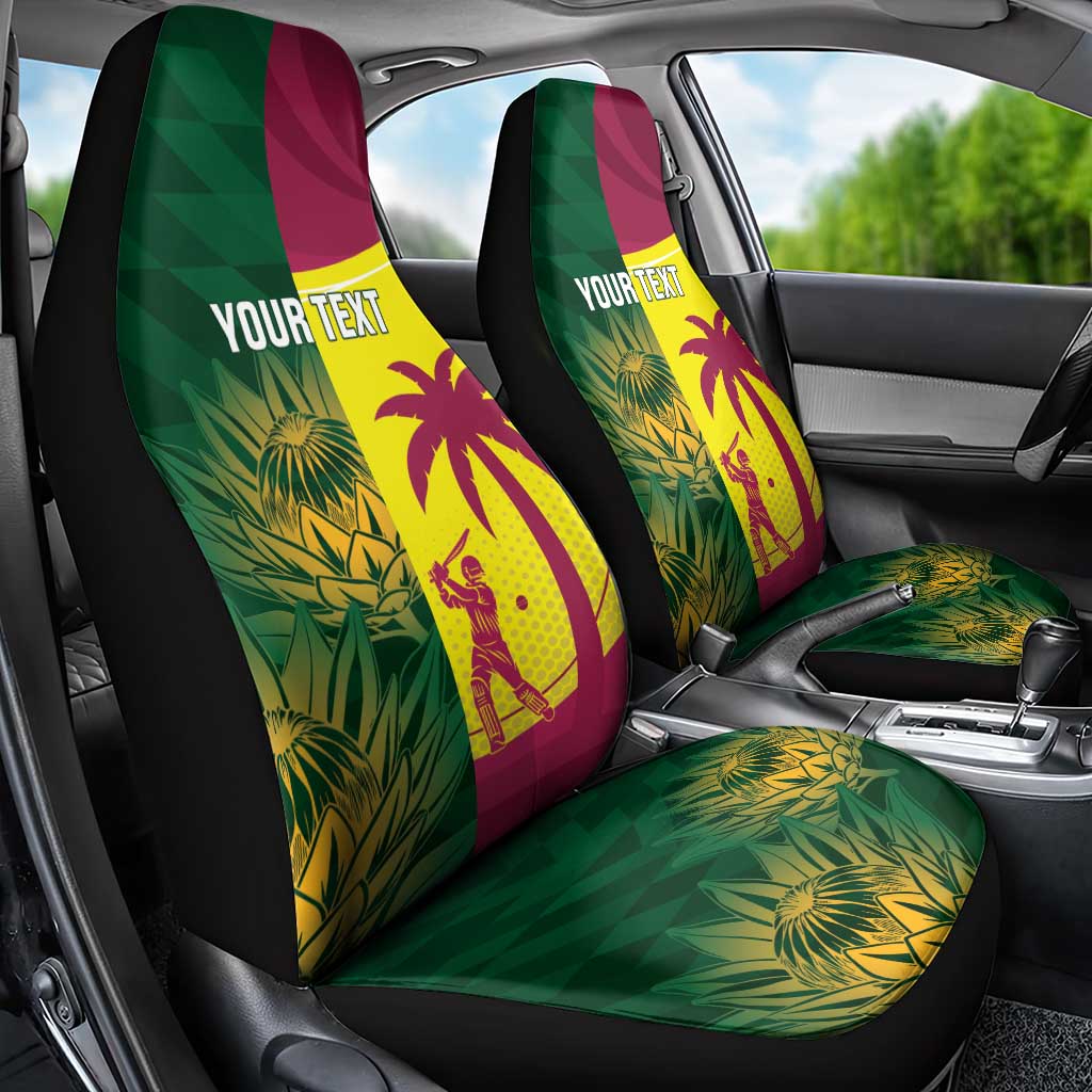 South Africa West Indies Cricket Custom Car Seat Cover Proteas Windies Together - Aussie Hoodie