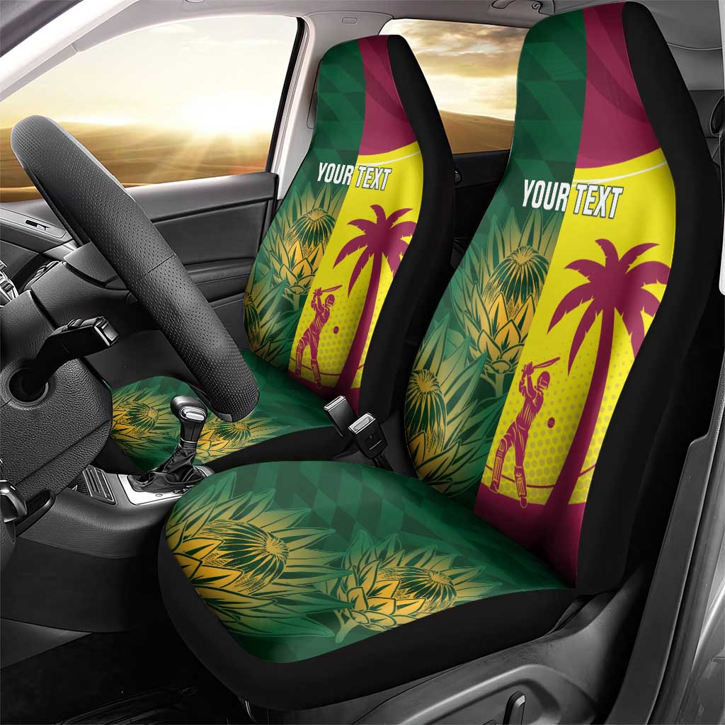 South Africa West Indies Cricket Custom Car Seat Cover Proteas Windies Together - Aussie Hoodie