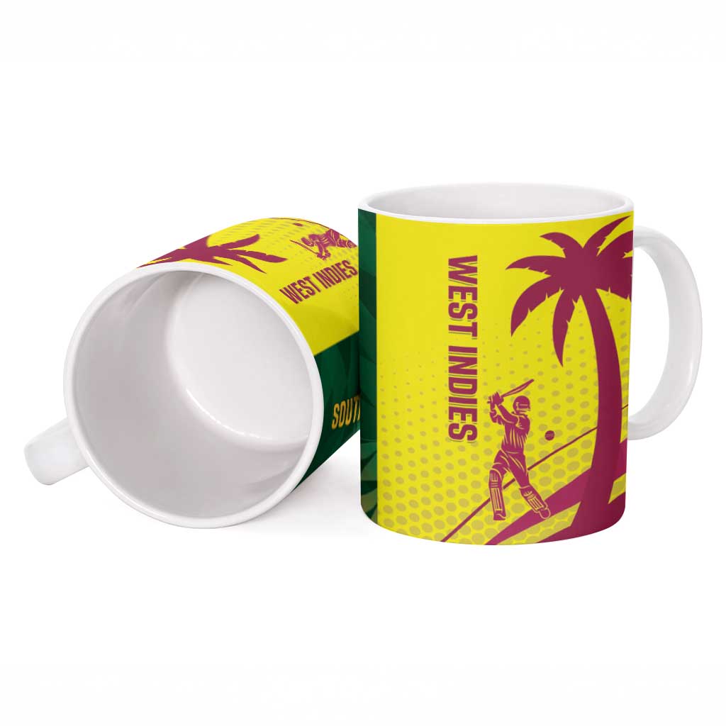 South Africa West Indies Cricket Ceramic Mug Proteas Windies Together - Aussie Hoodie