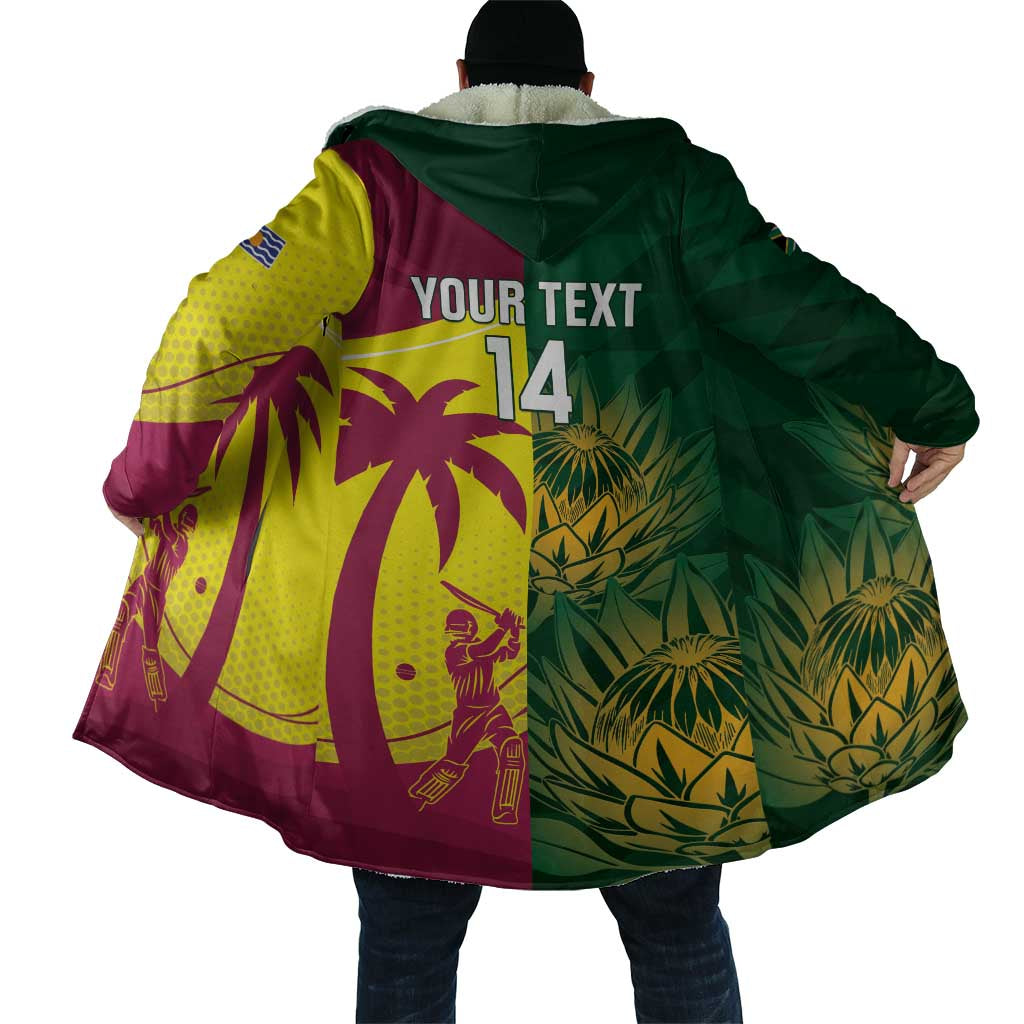 South Africa West Indies Cricket Custom Cloak Proteas Windies Together - Aussie Hoodie