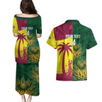 South Africa West Indies Cricket Custom Couples Matching Puletasi and Hawaiian Shirt Proteas Windies Together - Aussie Hoodie