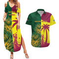 South Africa West Indies Cricket Custom Couples Matching Summer Maxi Dress and Hawaiian Shirt Proteas Windies Together - Aussie Hoodie