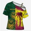 South Africa West Indies Cricket Custom Cross Shoulder Shirt Proteas Windies Together - Aussie Hoodie