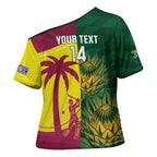South Africa West Indies Cricket Custom Cross Shoulder Shirt Proteas Windies Together - Aussie Hoodie