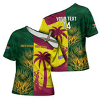South Africa West Indies Cricket Custom Cross Shoulder Shirt Proteas Windies Together - Aussie Hoodie