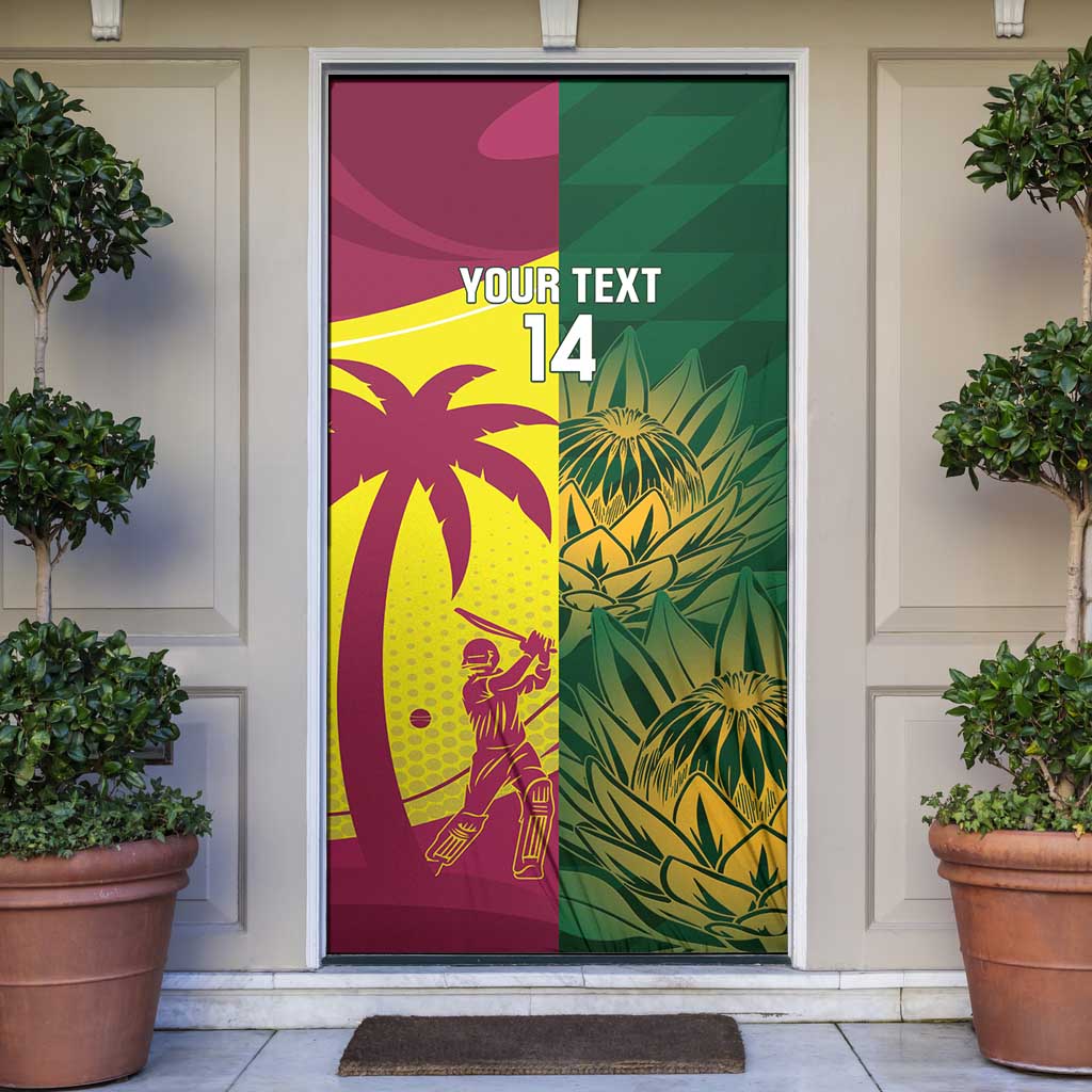 South Africa West Indies Cricket Custom Door Cover Proteas Windies Together - Aussie Hoodie