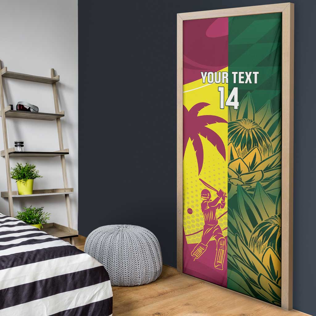 South Africa West Indies Cricket Custom Door Cover Proteas Windies Together - Aussie Hoodie