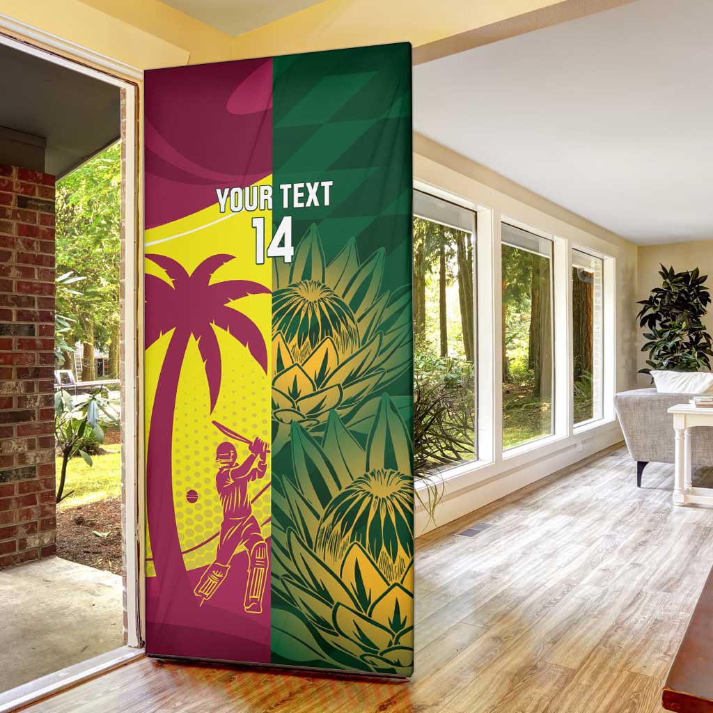 South Africa West Indies Cricket Custom Door Cover Proteas Windies Together - Aussie Hoodie