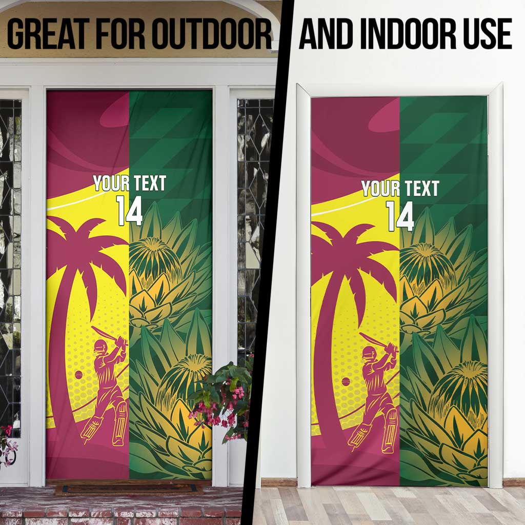South Africa West Indies Cricket Custom Door Cover Proteas Windies Together - Aussie Hoodie