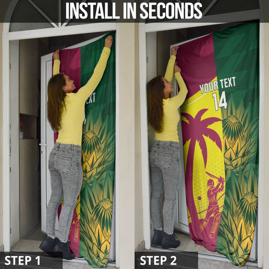 South Africa West Indies Cricket Custom Door Cover Proteas Windies Together - Aussie Hoodie