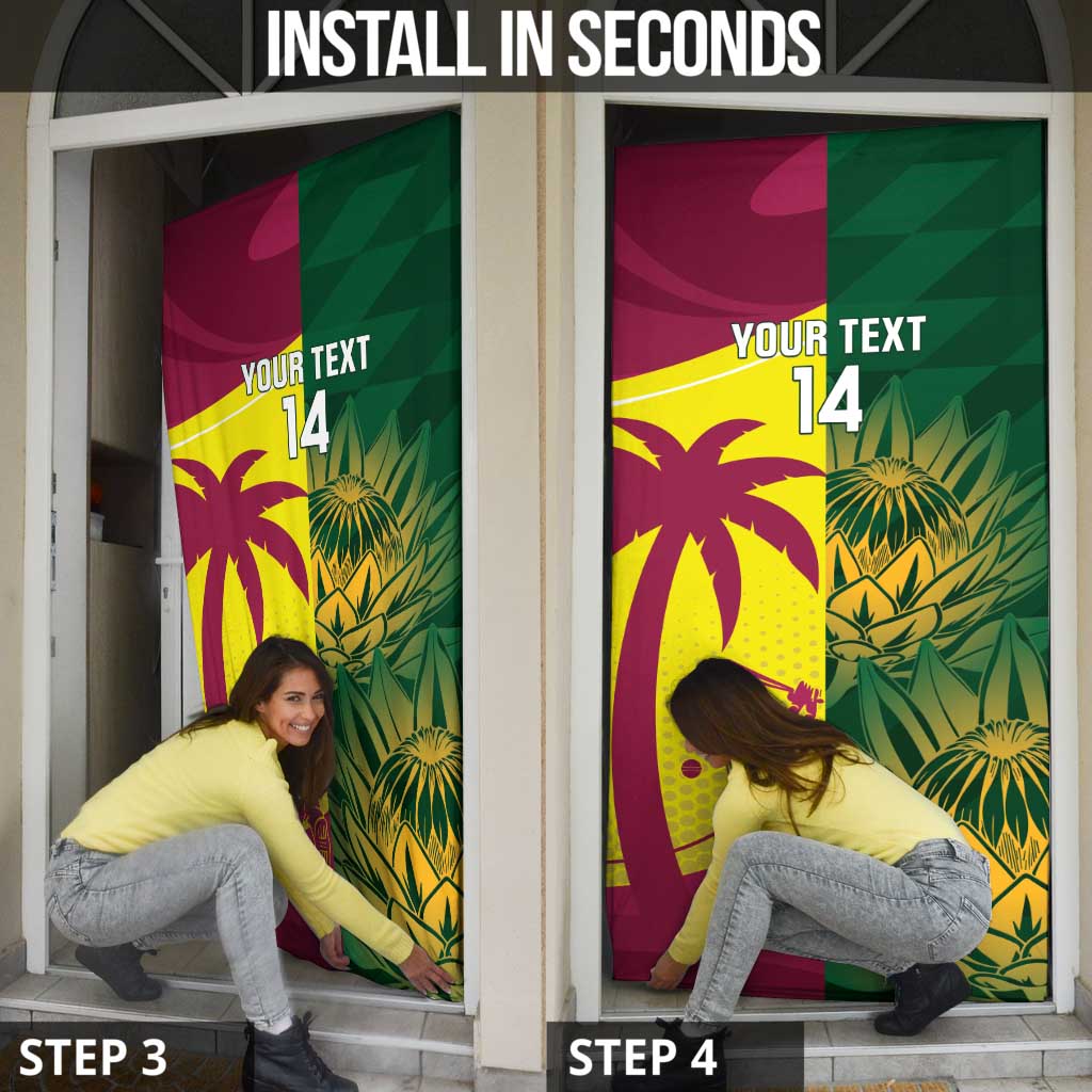 South Africa West Indies Cricket Custom Door Cover Proteas Windies Together - Aussie Hoodie
