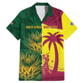 South Africa West Indies Cricket Custom Family Matching Mermaid Dress and Hawaiian Shirt Proteas Windies Together - Aussie Hoodie