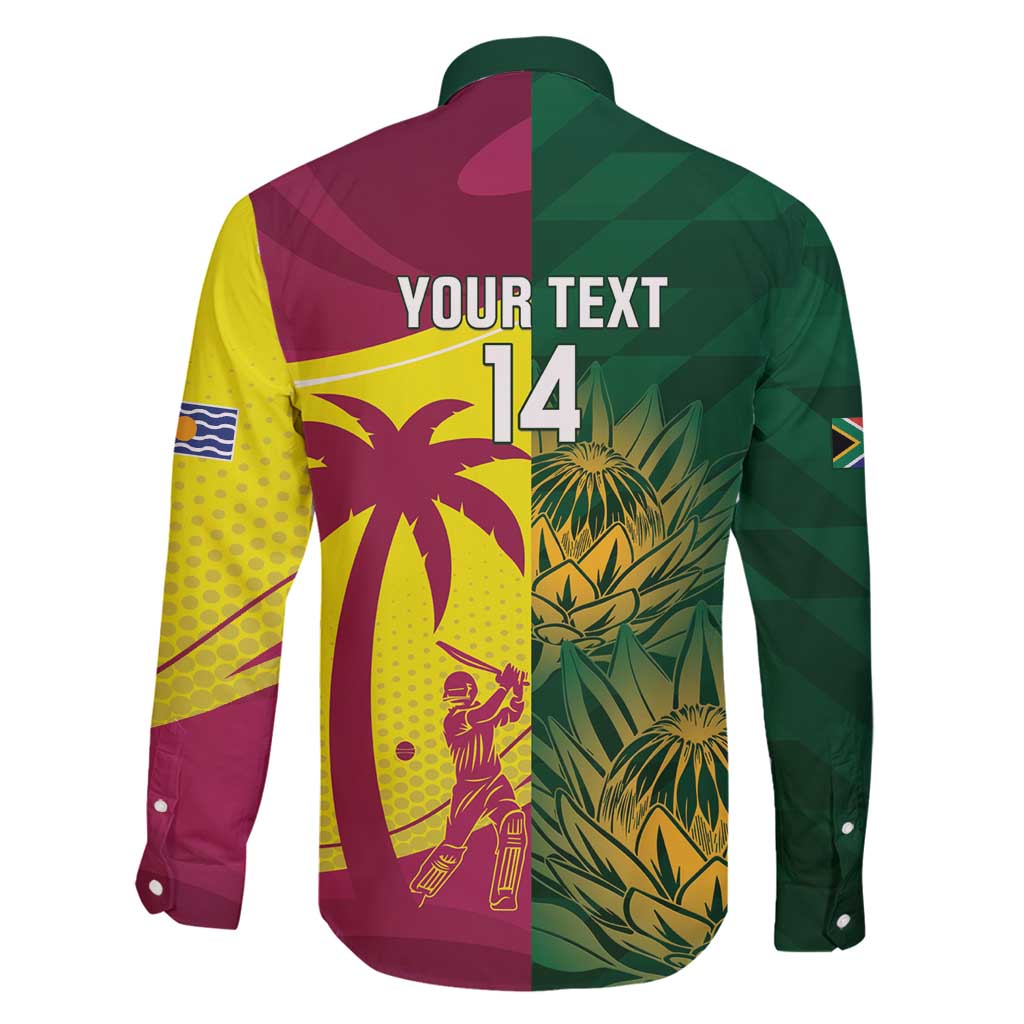 South Africa West Indies Cricket Custom Family Matching Off Shoulder Maxi Dress and Hawaiian Shirt Proteas Windies Together - Aussie Hoodie