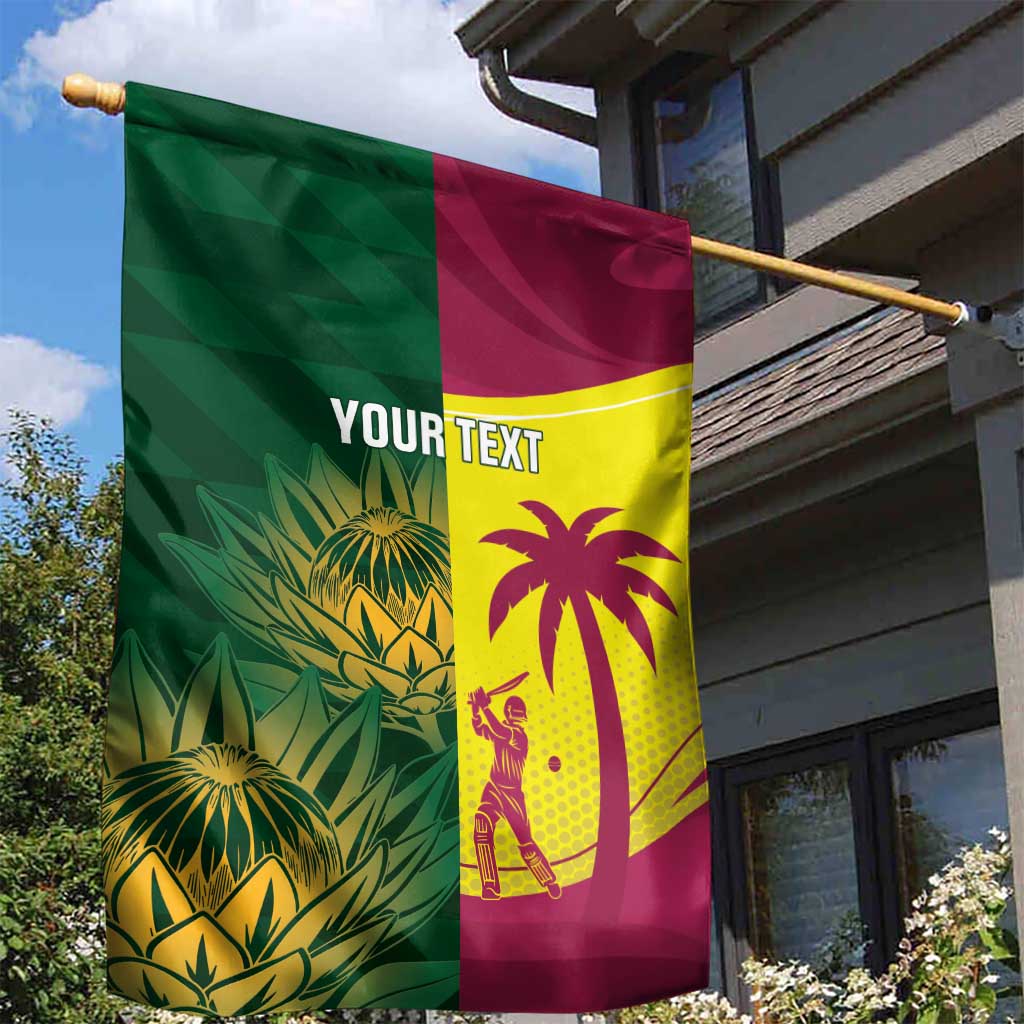 South Africa West Indies Cricket Custom Garden Flag Proteas Windies Together - Aussie Hoodie