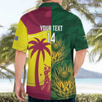 South Africa West Indies Cricket Custom Hawaiian Shirt Proteas Windies Together - Aussie Hoodie