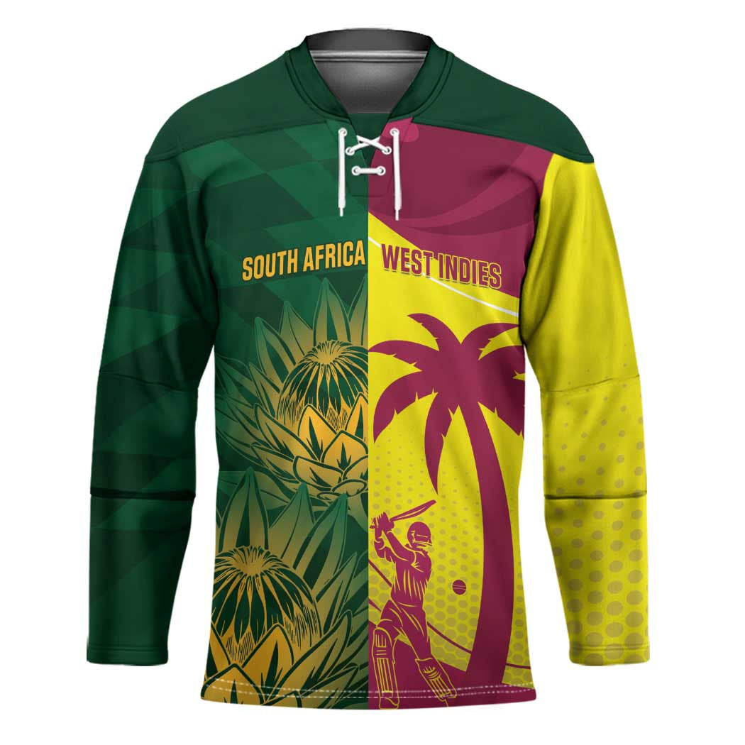 South Africa West Indies Cricket Custom Hockey Jersey Proteas Windies Together - Aussie Hoodie