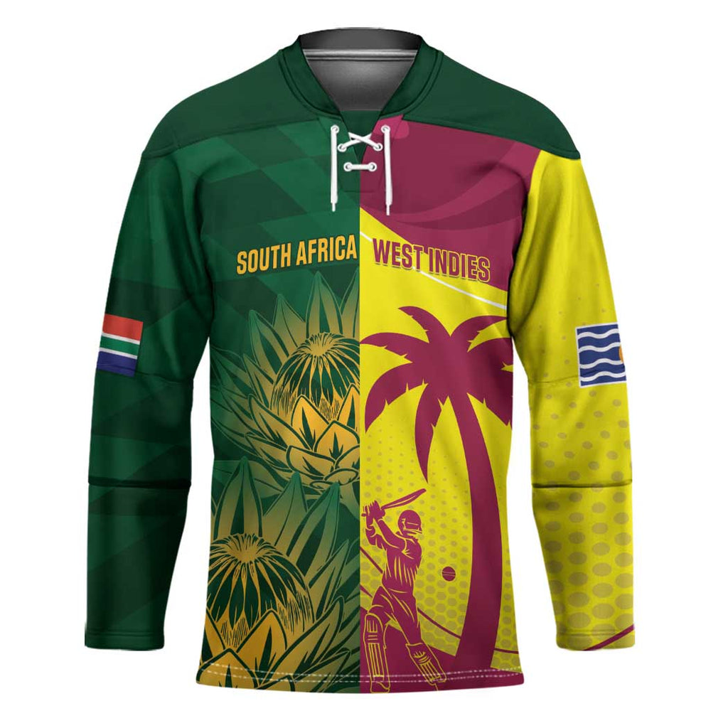 South Africa West Indies Cricket Custom Hockey Jersey Proteas Windies Together - Aussie Hoodie